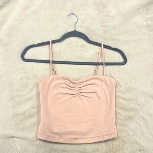 baby pink cropped tank